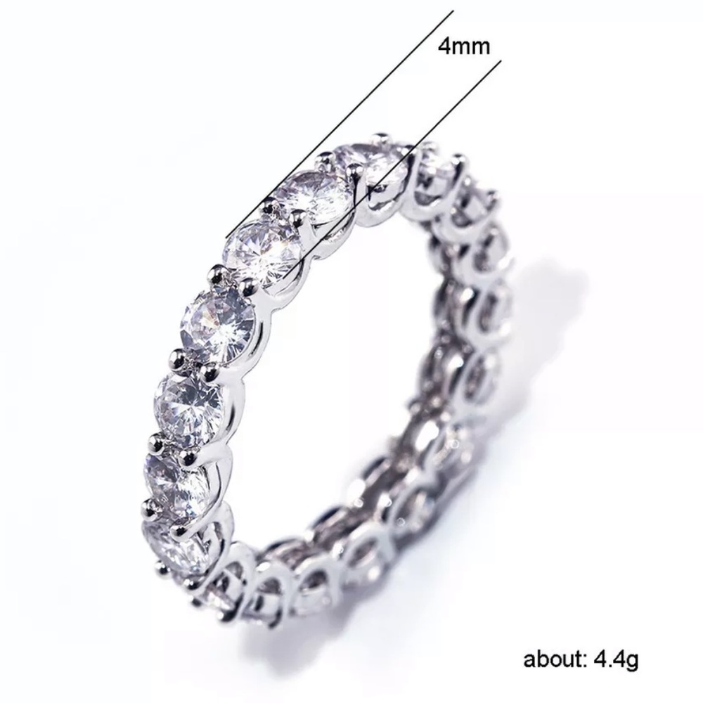 NEW💍925 sterling silver diamond engagement ring - Picture 6 of 6